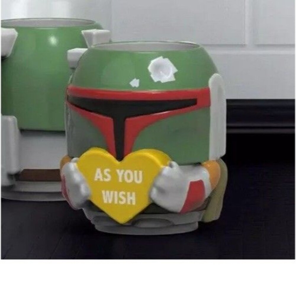 Star Wars Boba Fett As You Wish 15oz Ceramic Coffee Mug NWT